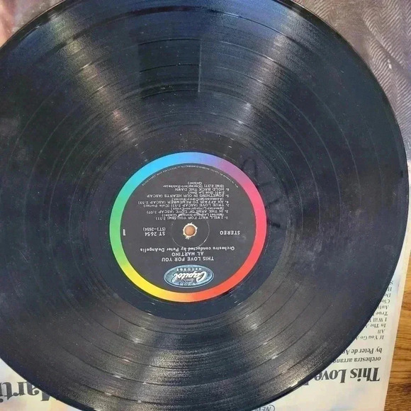 Al Marinto This  Love For You Capitol T_2654 - Picture 4 of 4